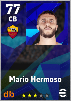 Mario Hermoso eFootball player card