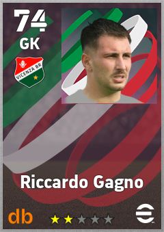 Riccardo Gagno — GK, OVR 74, MAX 74