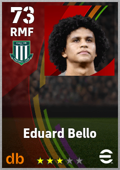 Eduard Bello — RMF, OVR 73, MAX 73