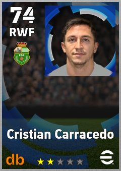 Cristian Carracedo — RWF, OVR 74, MAX 74