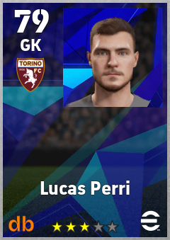 Lucas Perri — GK, OVR 79, MAX 88