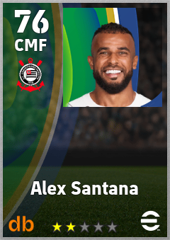 Alex Santana — CMF, OVR 76, MAX 76
