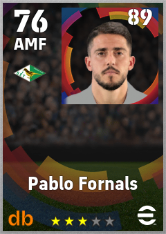 Pablo Fornals eFootball player card