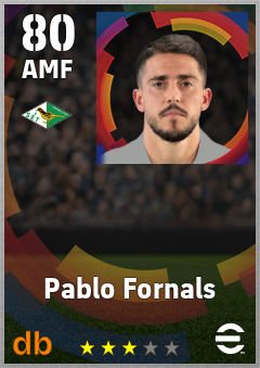 Pablo Fornals — AMF, OVR 80, MAX 89