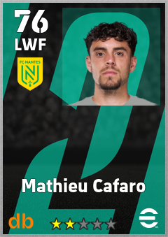 Mathieu Cafaro eFootball player card