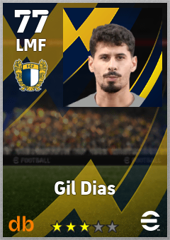 Gil Dias — LMF, OVR 77, MAX 77