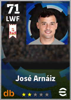 José Arnáiz — LWF, OVR 71, MAX 71