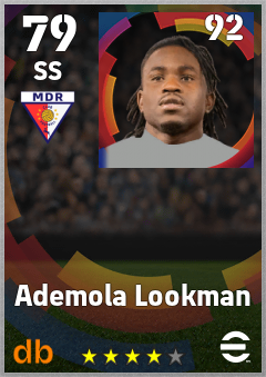 Ademola Lookman eFootball player card
