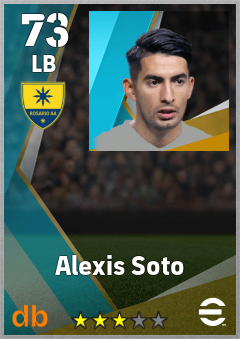 Alexis Soto — LB, OVR 73, MAX 73