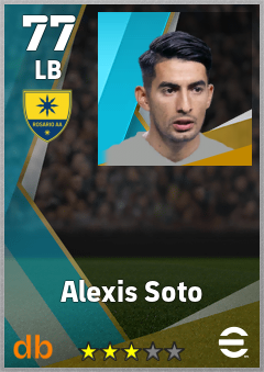 Alexis Soto — LB, OVR 77, MAX 77