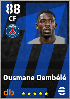 Ousmane Dembélé eFootball player card