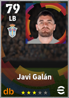 Javi Galán — LB, OVR 79, MAX 87