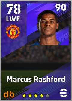 Marcus Rashford eFootball player card