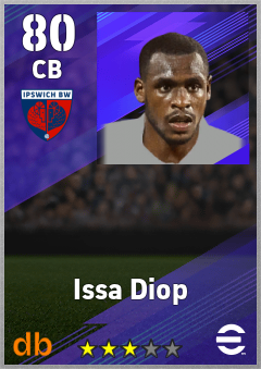 Issa Diop — CB, OVR 80, MAX 89
