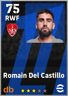 Romain Del Castillo eFootball player card