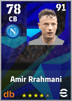 Amir Rrahmani eFootball player card