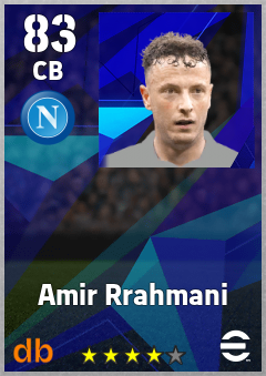 Amir Rrahmani — CB, OVR 83, MAX 91