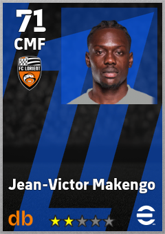 Jean-Victor Makengo — CMF, OVR 71, MAX 71