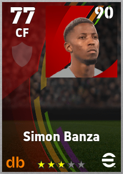 Simon Banza eFootball player card