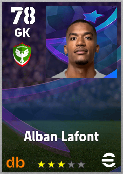 Alban Lafont — GK, OVR 78, MAX 78