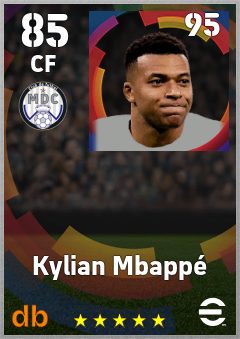 Kylian Mbappé eFootball player card