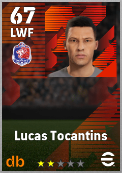 Lucas Tocantins — LWF, OVR 67, MAX 67