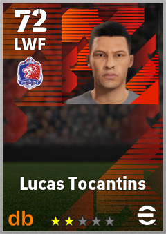 Lucas Tocantins — LWF, OVR 72, MAX 72