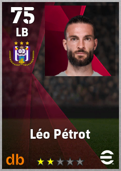 Léo Pétrot — LB, OVR 75, MAX 75