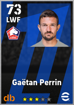 Gaëtan Perrin — LWF, OVR 73, MAX 73