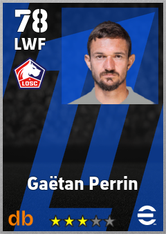 Gaëtan Perrin — LWF, OVR 78, MAX 78
