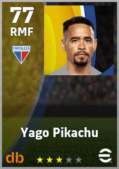 Yago Pikachu — RMF, OVR 77, MAX 77