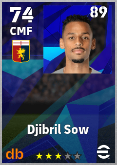 Djibril Sow eFootball player card