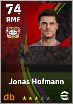 Jonas Hofmann eFootball player card