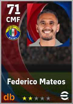 Federico Mateos eFootball player card