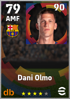 Dani Olmo eFootball player card