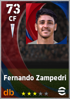 Fernando Zampedri — CF, OVR 73, MAX 73