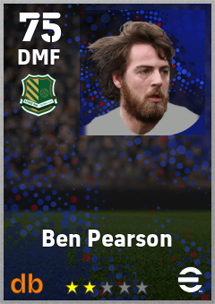 Ben Pearson — DMF, OVR 75, MAX 75