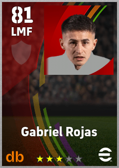 Gabriel Rojas — LMF, OVR 81, MAX 81