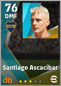Santiago Ascacíbar — DMF, OVR 76, MAX 76