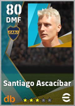 Santiago Ascacíbar — DMF, OVR 80, MAX 80