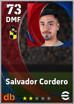 Salvador Cordero — DMF, OVR 73, MAX 73