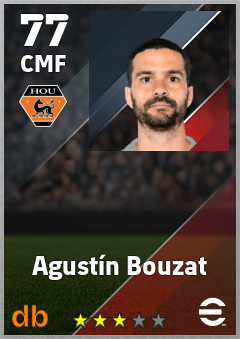 Agustín Bouzat — CMF, OVR 77, MAX 77