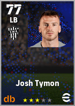 Josh Tymon — LB, OVR 77, MAX 77