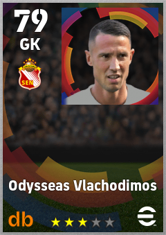 Odysseas Vlachodimos — GK, OVR 79, MAX 88