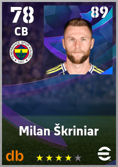 Milan Škriniar eFootball player card