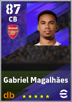 Gabriel Magalhães — CB, OVR 87, MAX 93