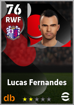 Lucas Fernandes — RWF, OVR 76, MAX 76