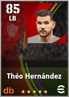Théo Hernández eFootball player card