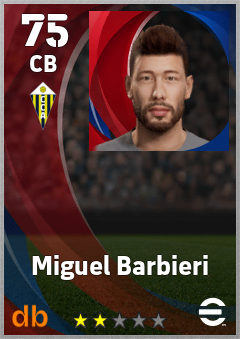 Miguel Barbieri eFootball player card