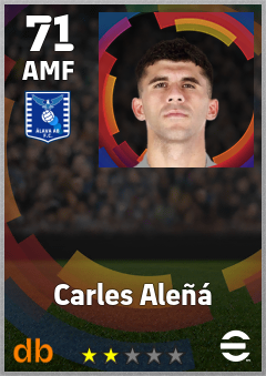 Carles Aleñá — AMF, OVR 71, MAX 71